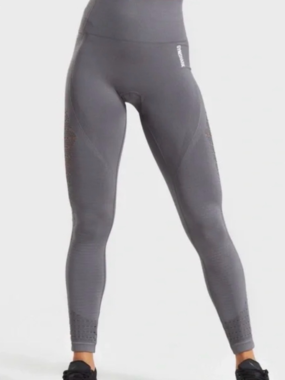 Gymshark Energy Seamless High-Waist Workout Leggings - Gray XS